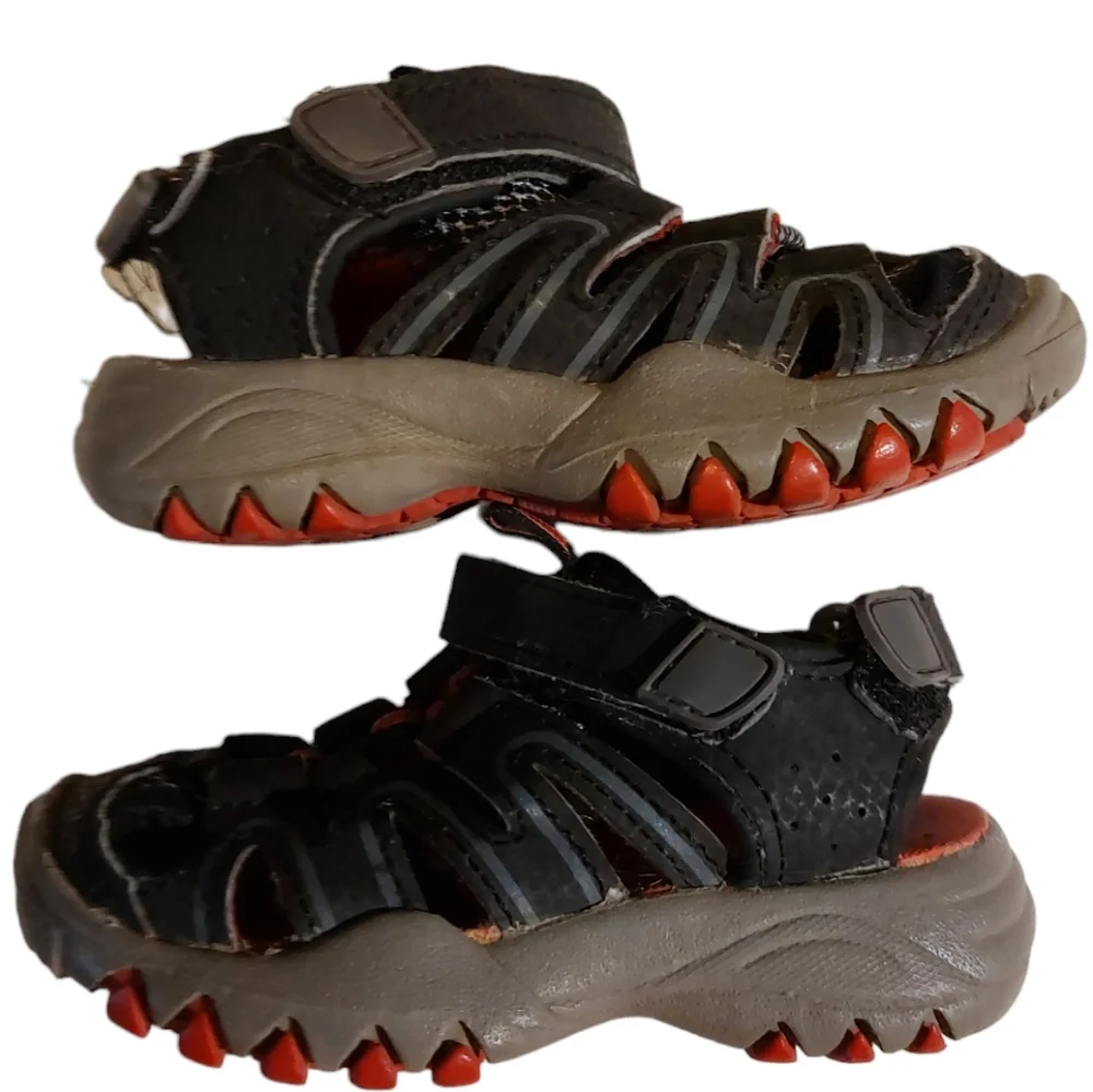 Cat and Jack Afton Hiking Fisherman Sandals Toddler Size 5 Blue And Red